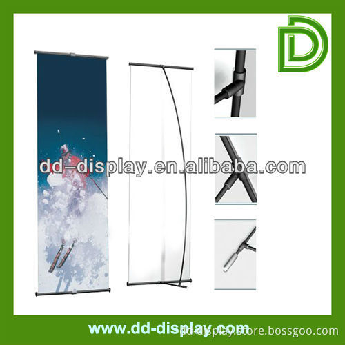 Cast iron foot L stand display